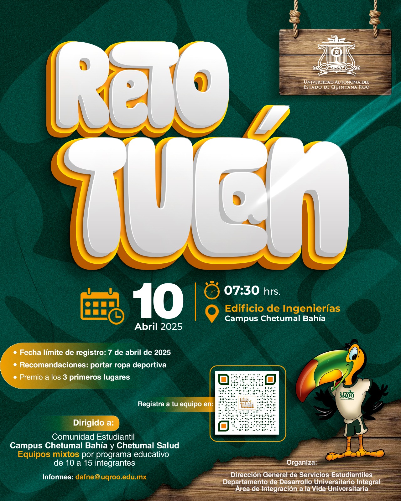 Reto Tucán 2025, un evento increíble para los estudiantes de la UQROO